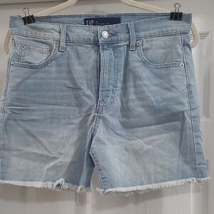 GAP Faded Blue Jean Shorts Women